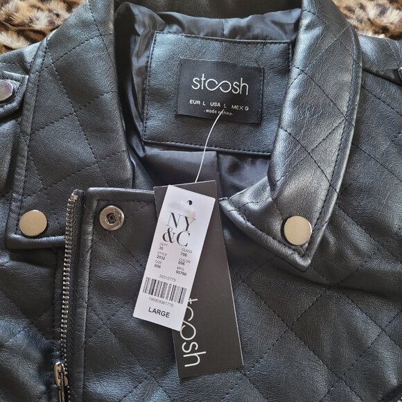 NY & Co Leather Jacket - Picture 2 of 6